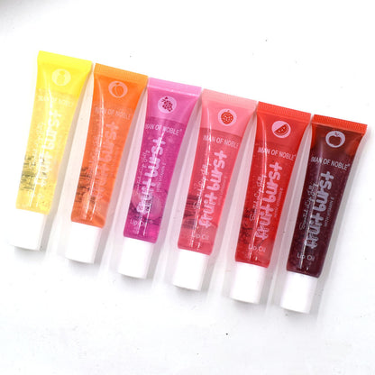 Fruit Bubble Transparent Hose Colorless Moisturizing Lip Oil Lip Honey 18Ml