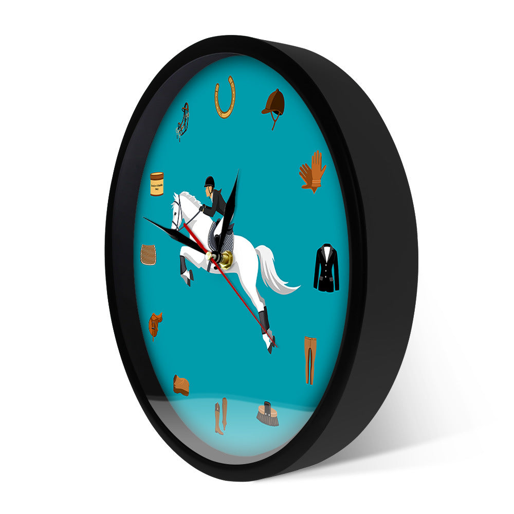 Equestrian Sports Equipment Set Modern Wall Clock Wall Clock