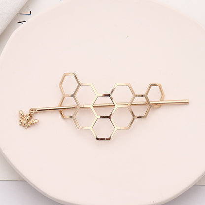 Geometric Metal Hairpin, Simple Modern Hairpin