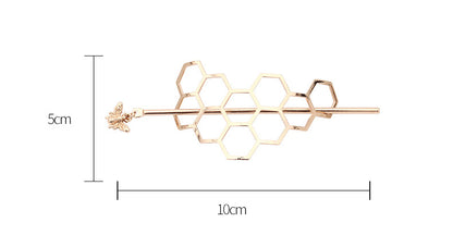 Geometric Metal Hairpin, Simple Modern Hairpin