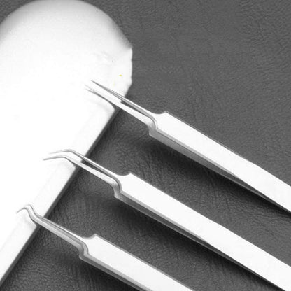 Beauty Tool Tweezers Three-piece Set