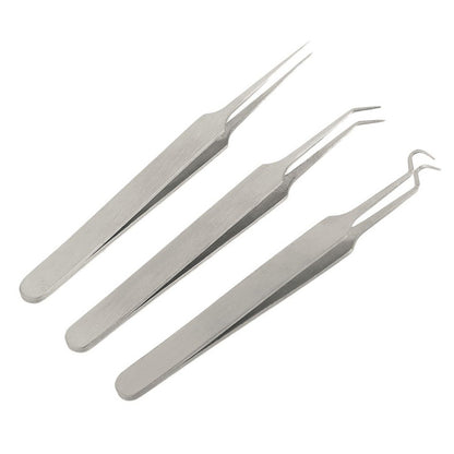 Beauty Tool Tweezers Three-piece Set