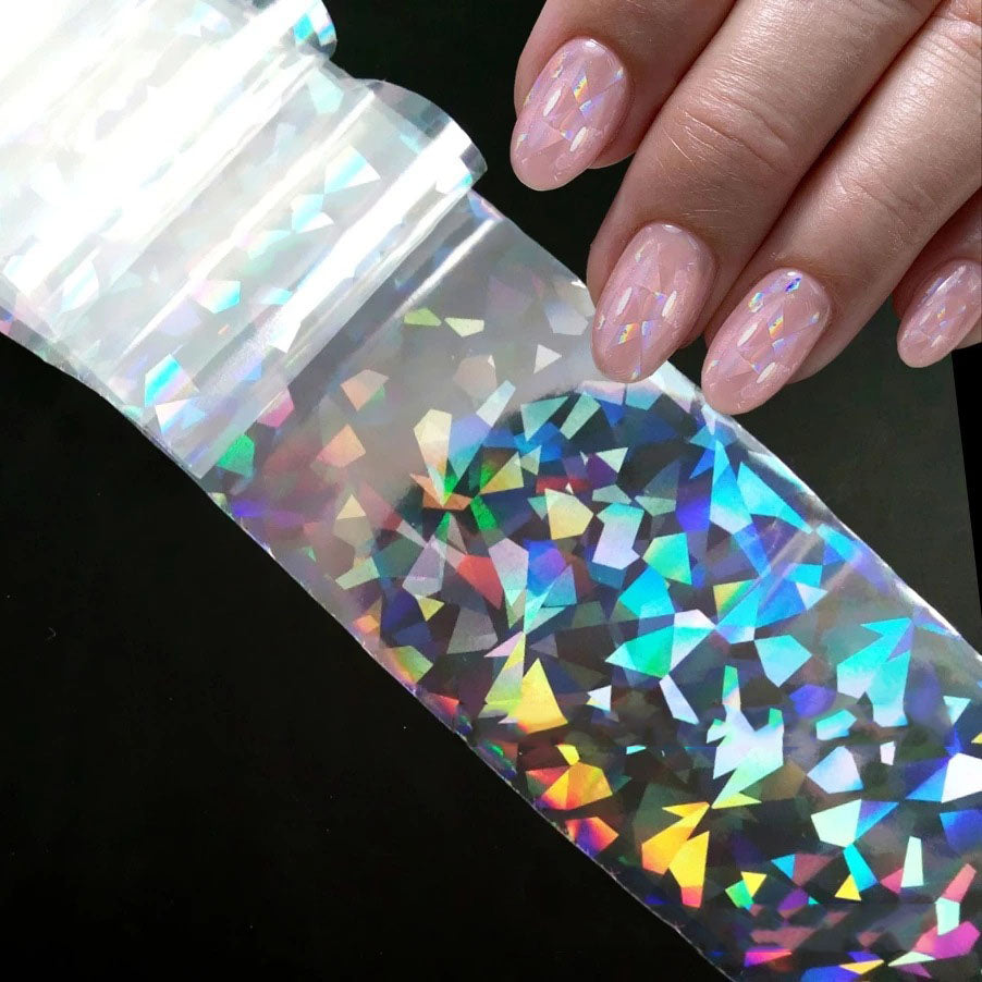 Transparent Nail Art Starry Sky Transfer Sticker Firework Starry Sky Paper