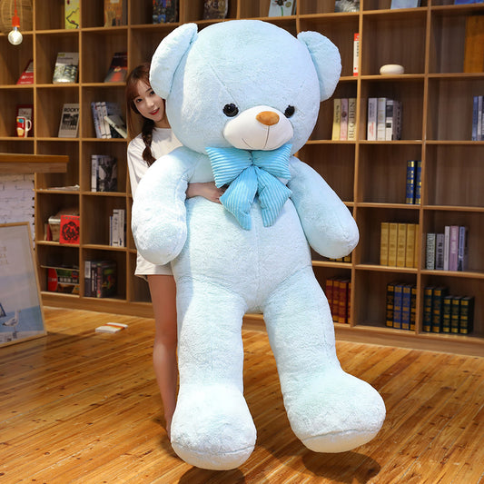 Sky Blue Teddy Bear Doll  Large Hug Bear