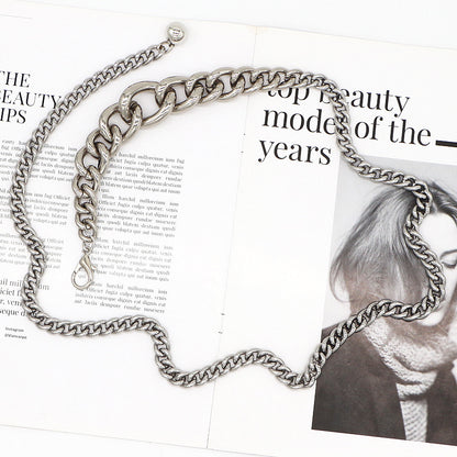 Simple Metal Waist Chain Chain Hollow Circle