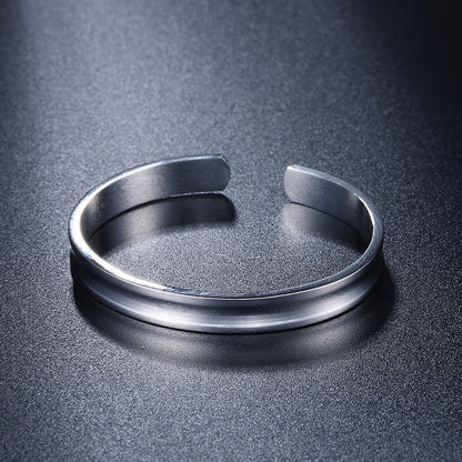 925 Sterling Silver Smooth Round Bracelets Bangles