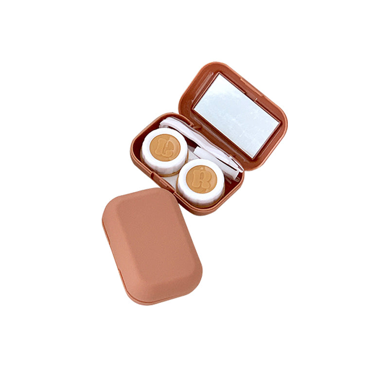 Simple Cosmetic Contact Lens Box Portable Contact Lens Companion Box Creative Care Box