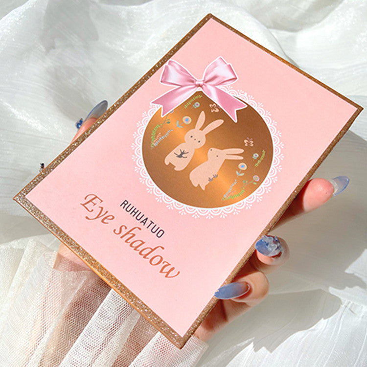 15 Colors Tiangong Jade Rabbit Eyeshadow Palette, Anti-sweat Pearly Matte Fair Price Earth Color