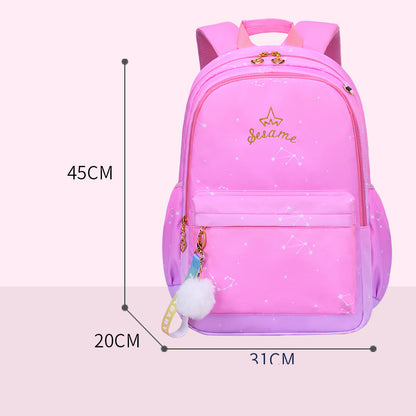 Lightweight waterproof school bag