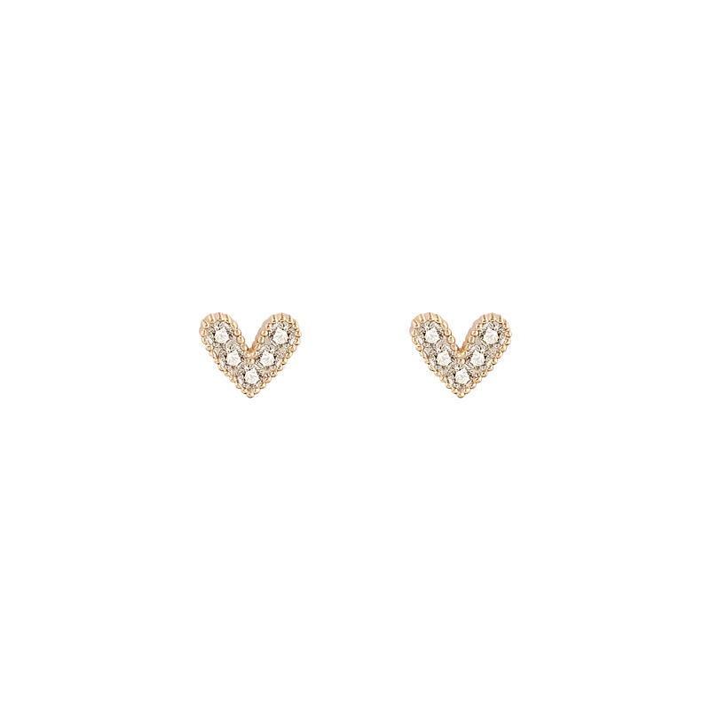 Love Earrings Ear Bone Ear Clip Exquisite Female Simple Temperament