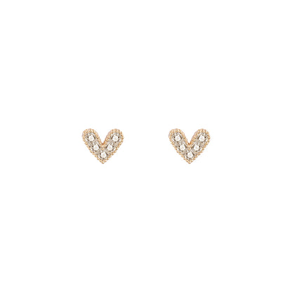 Love Earrings Ear Bone Ear Clip Exquisite Female Simple Temperament