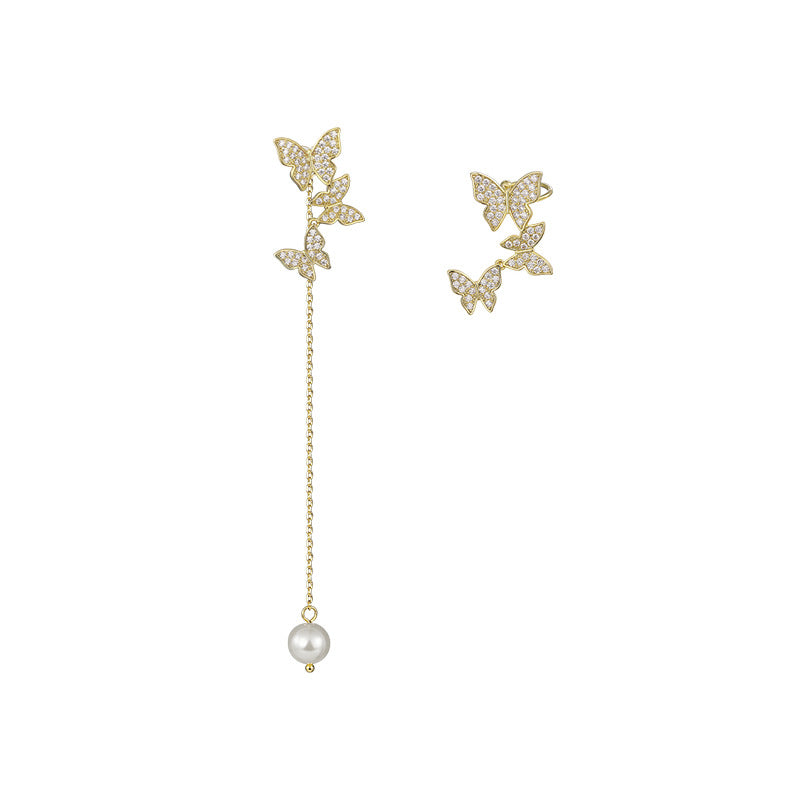 Butterfly AB Earrings Long Earrings