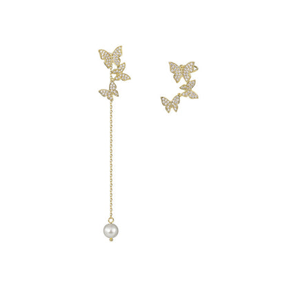 Butterfly AB Earrings Long Earrings