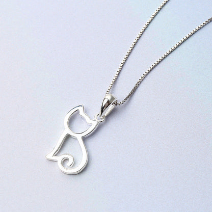 Korean Sweet Cat Necklace Simple Necklace