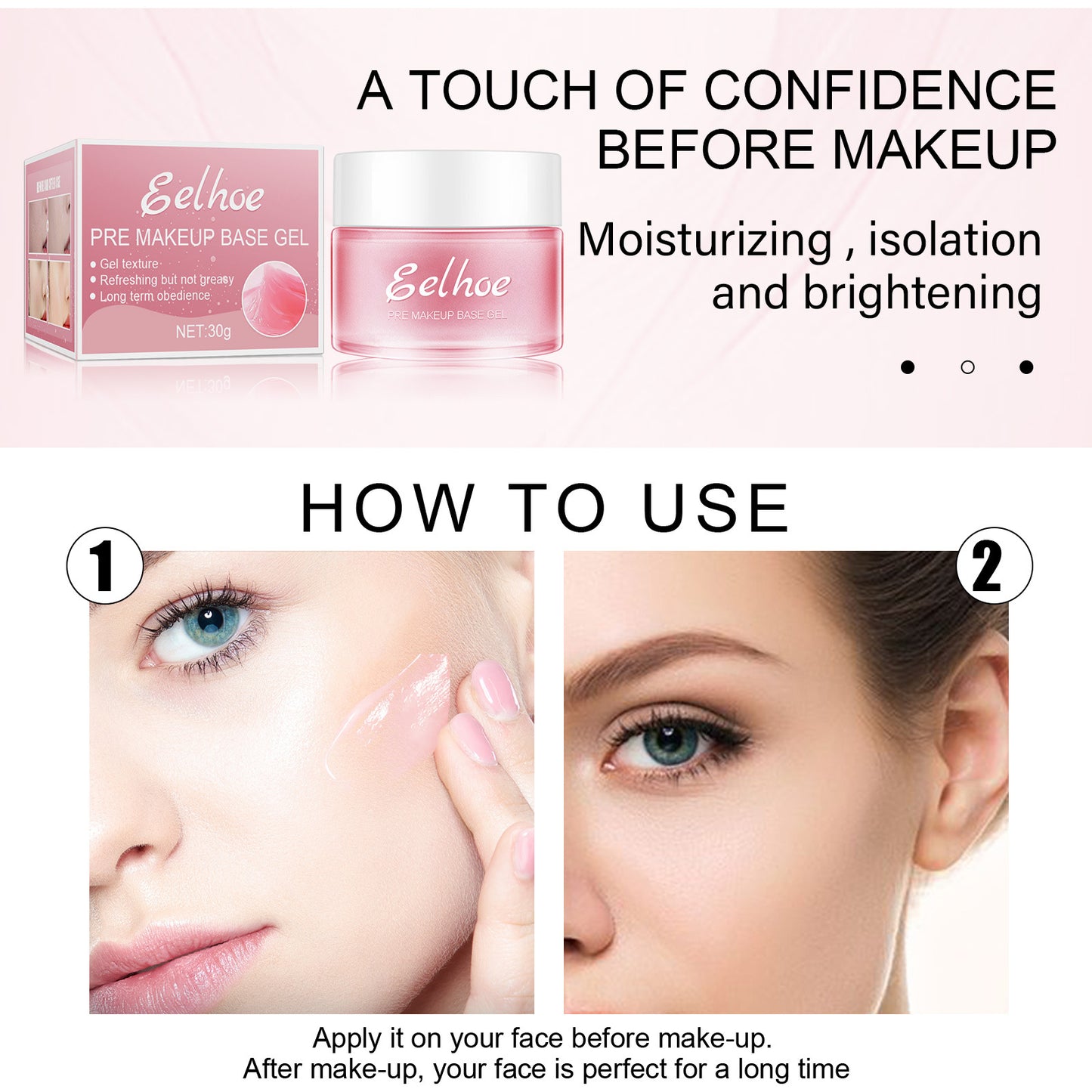 Pre Makeup Moisturizing And Firming Skin Isolation Cream As A Base