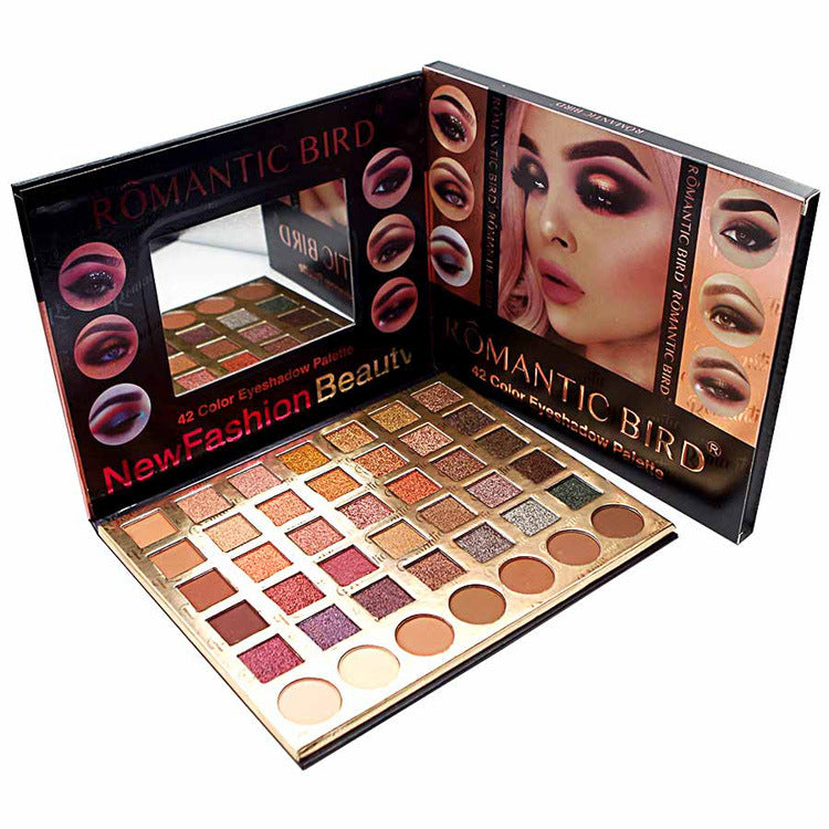Pearly Matte 42-color Earthy Light Peach Orange Eyeshadow Palette