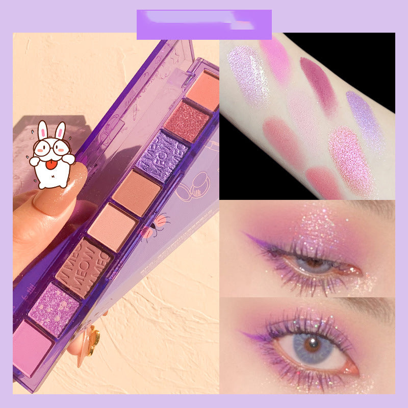Eight-color eyeshadow palette