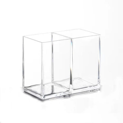 New Multi-grid Pen Holder Desktop Small Items Makeup Brush Holder Storage Box