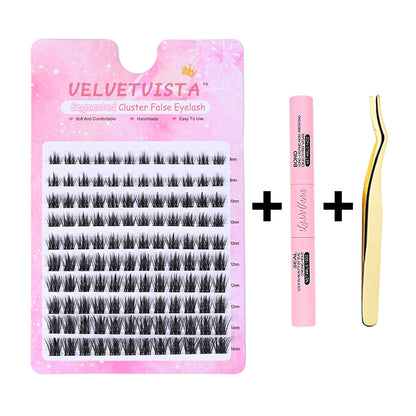Ten Rows Of W50 False Eyelashes Capacity Segmented Hair
