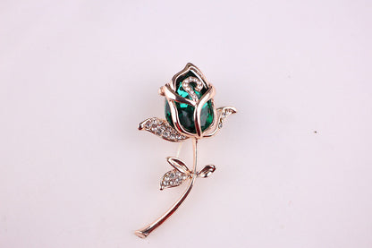 Rose fashion brooch