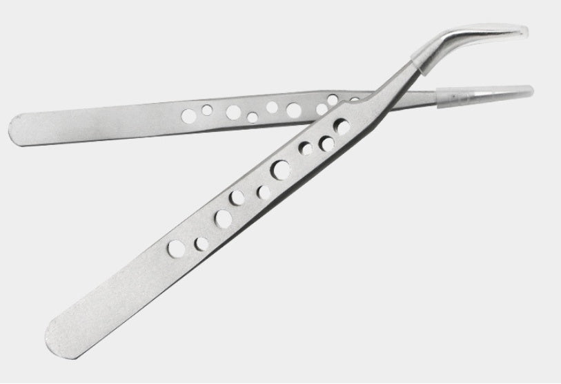 Stainless steel camera elbow DIY tweezers