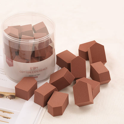Pentagonal powder puff