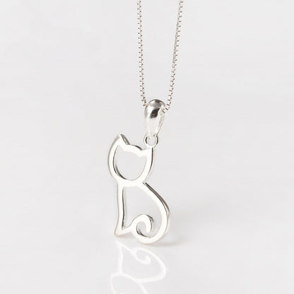 Korean Sweet Cat Necklace Simple Necklace