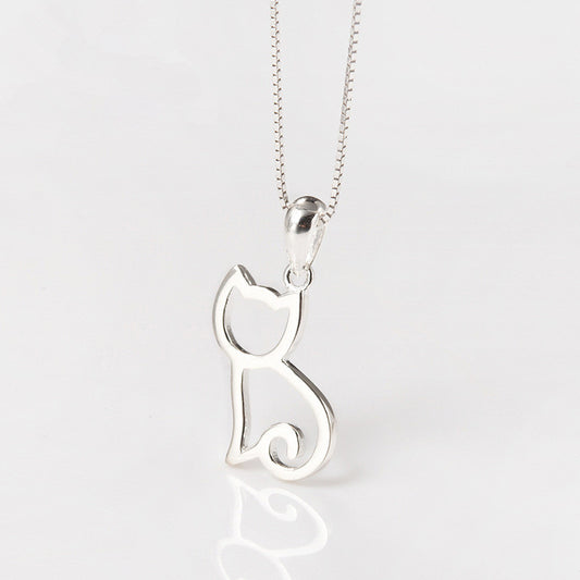 Korean Sweet Cat Necklace Simple Necklace