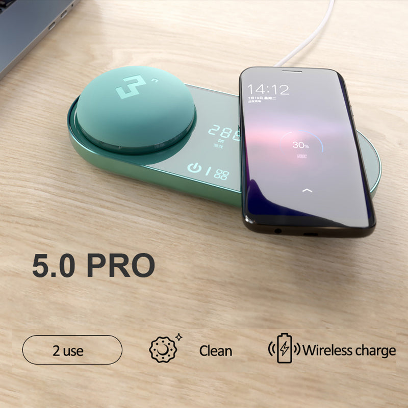 Contact Lens Cleaning Machine Ultrasonic Cleaner Colorful Lens Cleaner Washing Case Cleaning Tools With Phone Wireless Charge