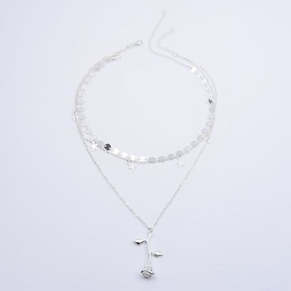 Rose necklace