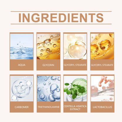 Wiyun Centella Centella Probiotic Soothing Cream, Relieves Redness And Improves Dry, Hydrated, Firm And Shiny Skin