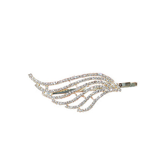 Wing hairpin shines rhinestone girl word clip hairpin