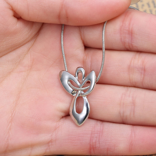 Angel Wing Necklace Butterfly Cross Necklace