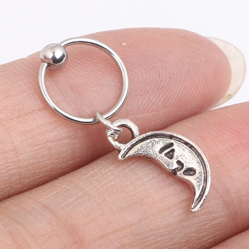 Small Ear Bone Nose Ring Nose Nail Piercing Jewelry