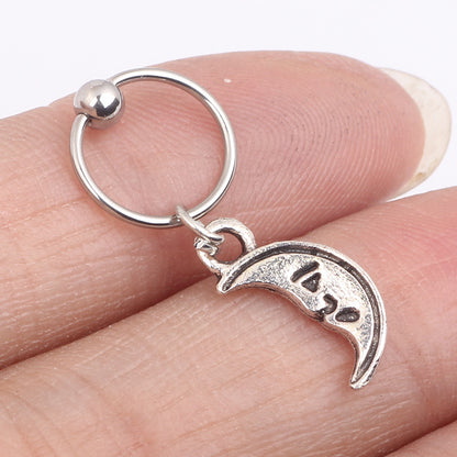 Small Ear Bone Nose Ring Nose Nail Piercing Jewelry