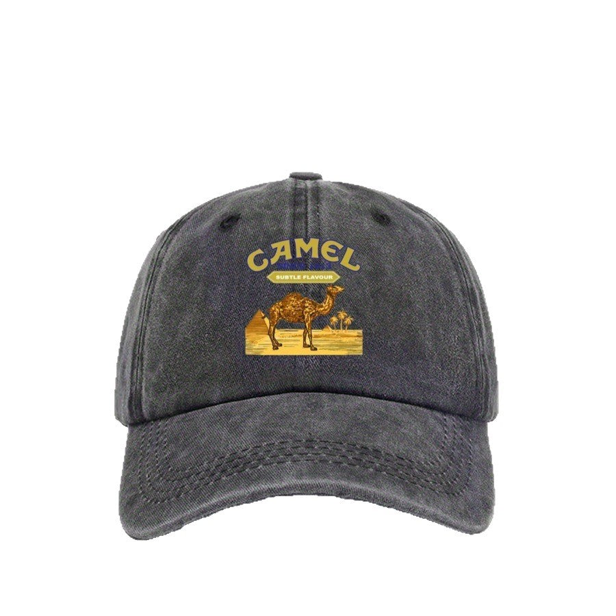 Mens Outdoor Simple All-Match Embroidered Letter Baseball Cap