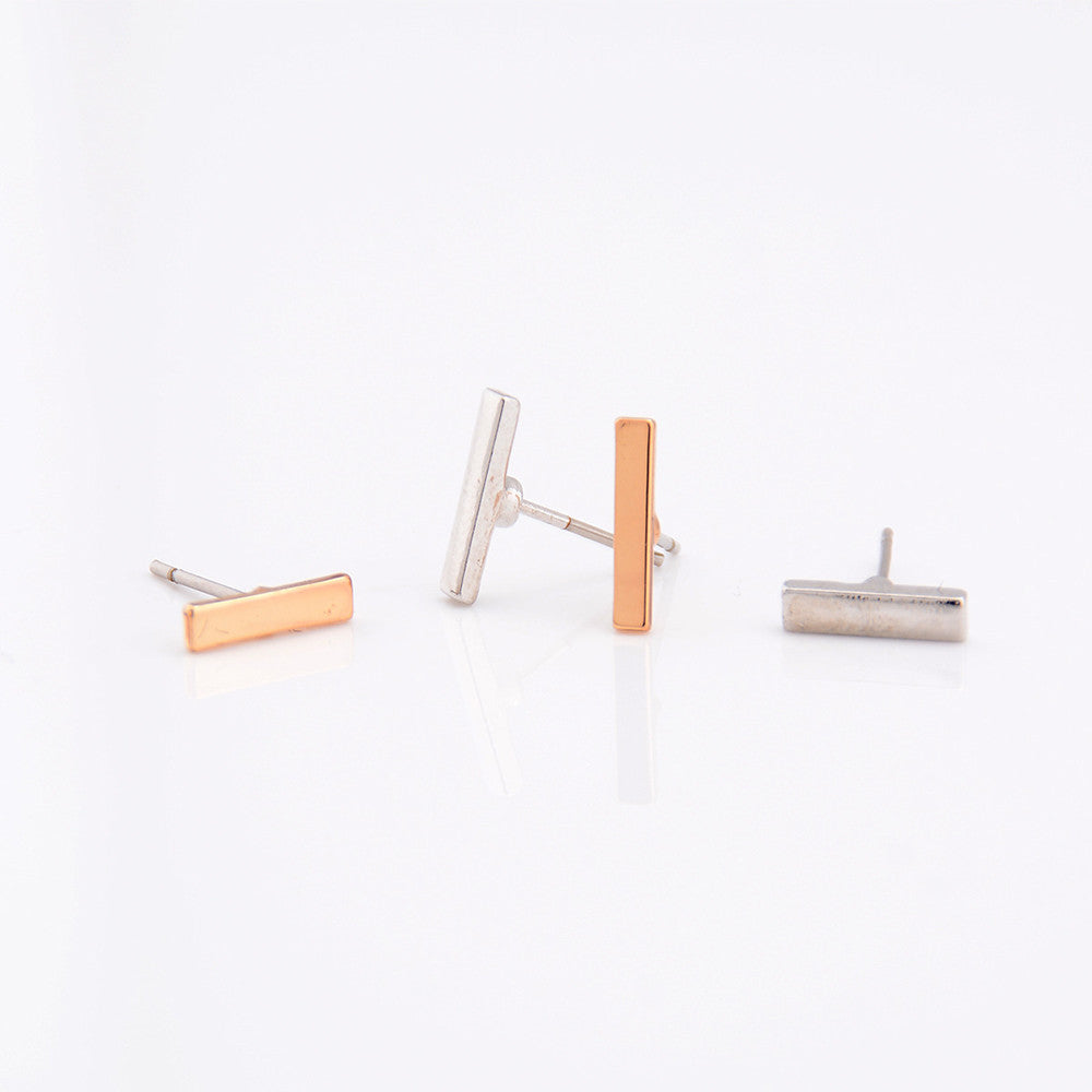 Flat earrings female earrings