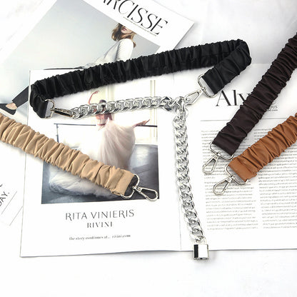 Silver Chain Decoration Belt Women
