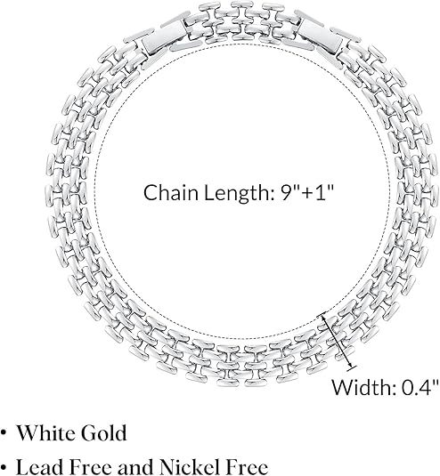 925 Silver-Plated Anklet Bold Versatile Chunky Chain Anklet