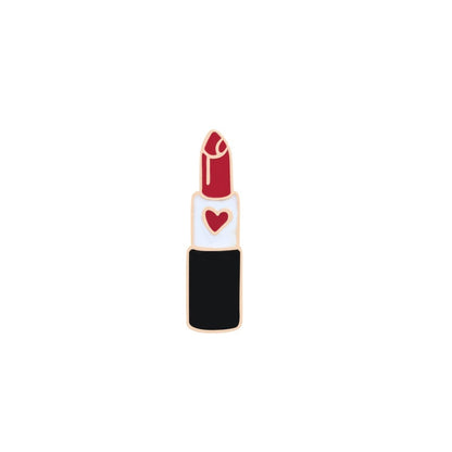 Fashion brooch female cartoon lipstick brooch