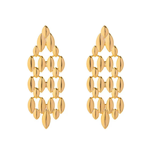 Vintage Earrings Woven Chain Earrings Earrings Advanced