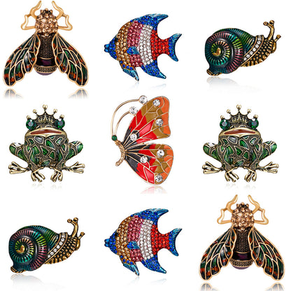 Fashion cartoon personality cute brooch alloy brooch