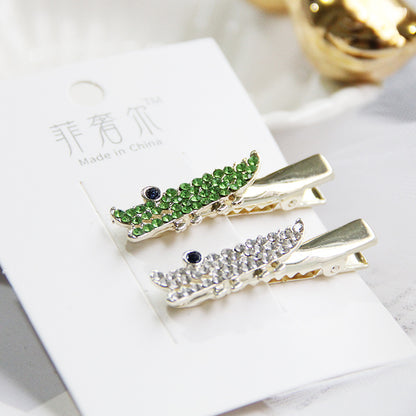 Metal clip rhinestone hair ornament