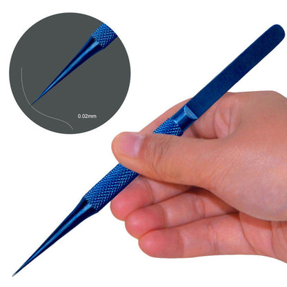 Flying Line Tweezers Titanium Alloy 0.15mm Fine Tip Tweezers