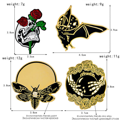 Personalized alloy brooch