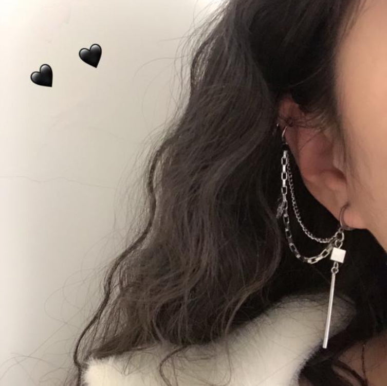 Long Stick Earrings Ear Bone Clip Earrings
