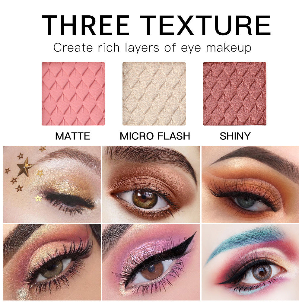 Multicolor Eye Shadow Plate Discoloration Resistant Full Set