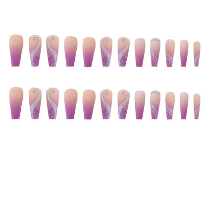 Fake Nails European And American Wear Long