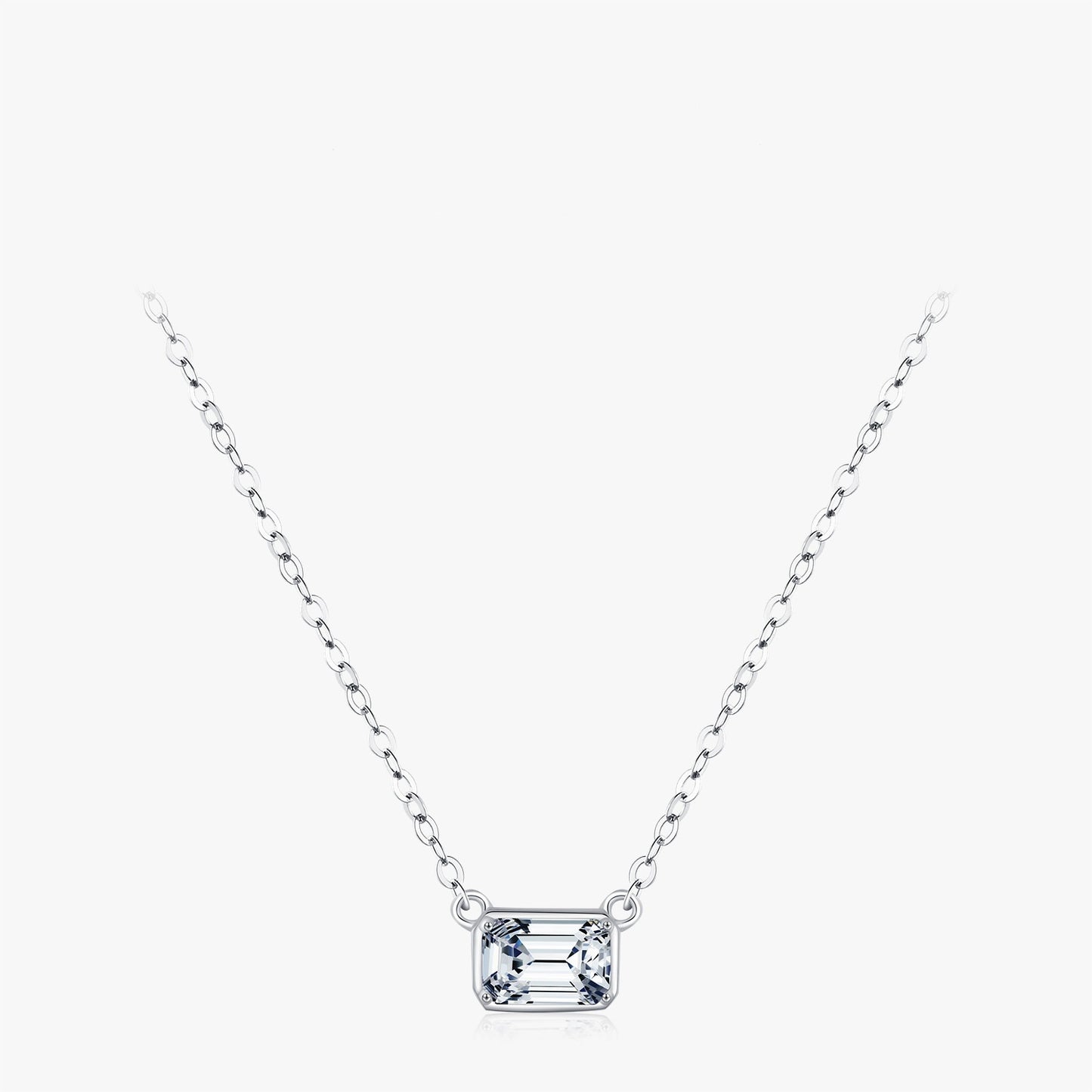 S925 Sterling Silver Minimalist Necklace For Women
