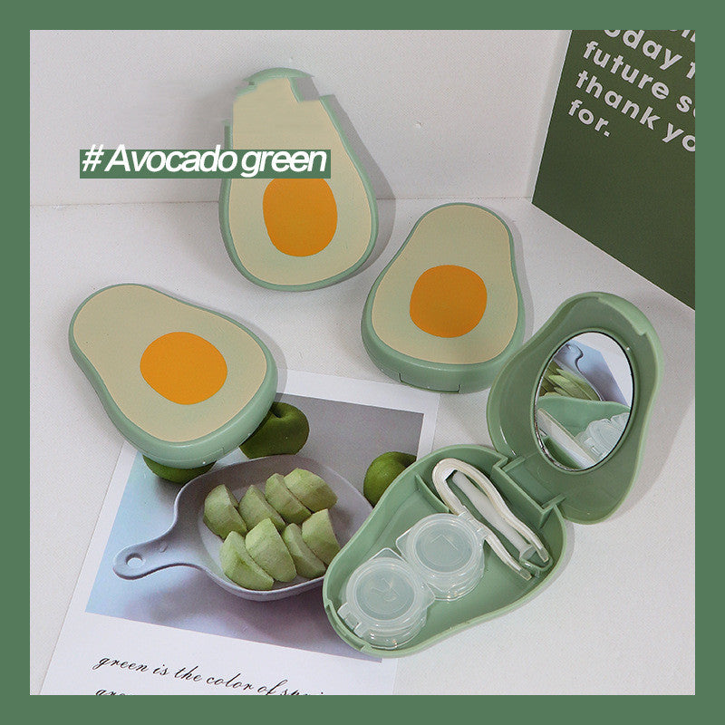 Avocado Contact Lens Companion Box Girl Heart